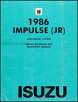 1986 Isuzu Impulse Electrical Troubleshooting Manual Original