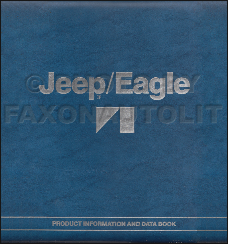 1986 Jeep and Eagle Color & Upholstery Album and Data Book Original