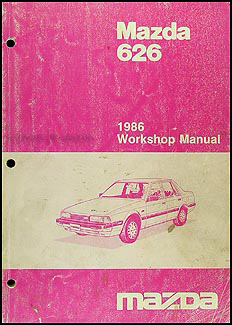 1986 Mazda 626 Repair Manual Original