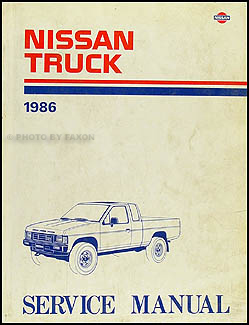 1986 Nissan Truck Repair Manual Original