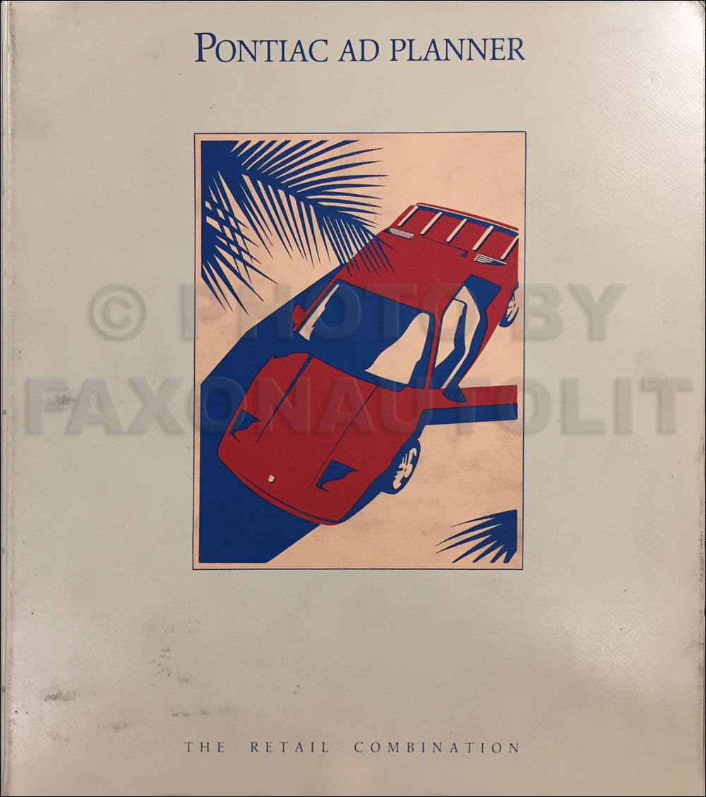 1986 Pontiac Dealer Advertising Planner Original