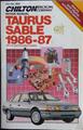 Chilton's Repair Manual Taurus/Sable, 1986-1987