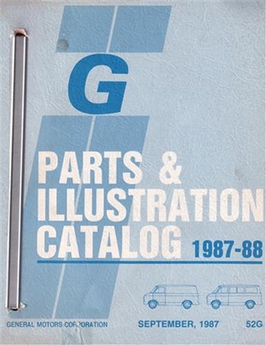 1987-1988 Chevrolet and GMC Full-Sized G Van Parts Book Original