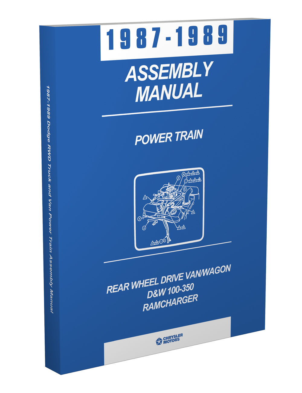 1987-1989 Dodge Truck & Van Power Train Assembly Manual Reprint