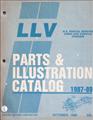 1987-1989 Chevrolet U.S. Postal Service Long Life Vehicle LLV Chassis Parts Book Original