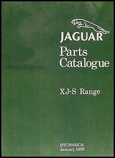 1987.5-1989 Jaguar XJ-S  Parts Book Original