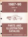 1987-1990 Cadillac Allante Parts Book Original
