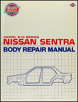 1987-1990 Nissan Sentra Body Repair Manual Original 