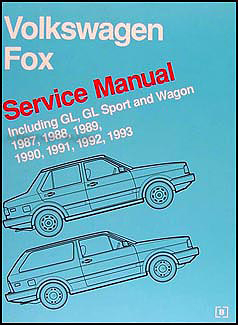 1987-1993 VW Fox Bentley Repair Manual Original