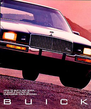 1987 Buick Original Options Sales Brochure 87 Grand National/etc