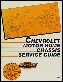 1987 Chevrolet Motor Home Repair Manual Original