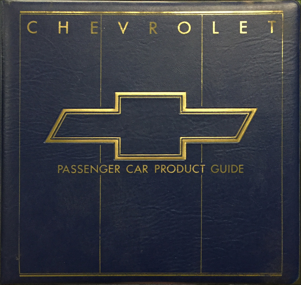 1987 Chevrolet Car Color & Upholstery Dealer Album/Data Book Original
