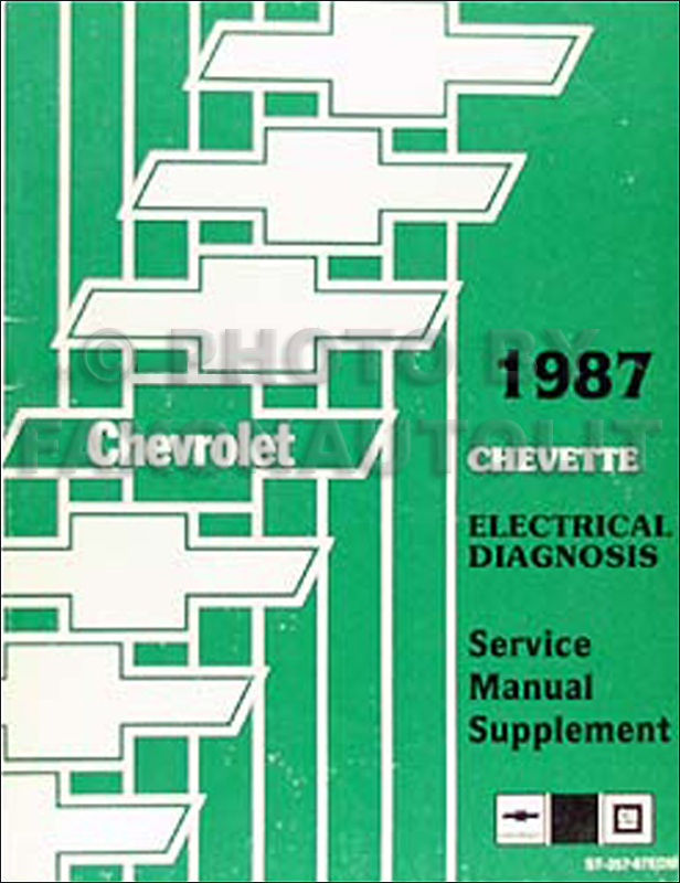 1987 Chevy Chevette Electrical Diagnosis Manual Original