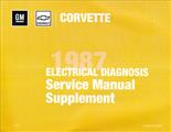 1987 Chevy Corvette Electrical Diagnosis Manual Factory Reprint