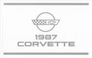 1987 Chevrolet Corvette Owner's Manual Reprint