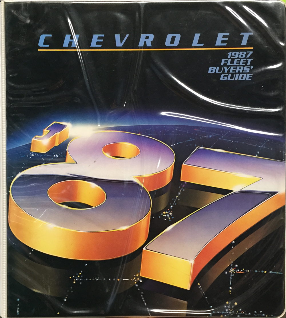 1987 Chevrolet Fleet Buyer's Guide Dealer Album Original