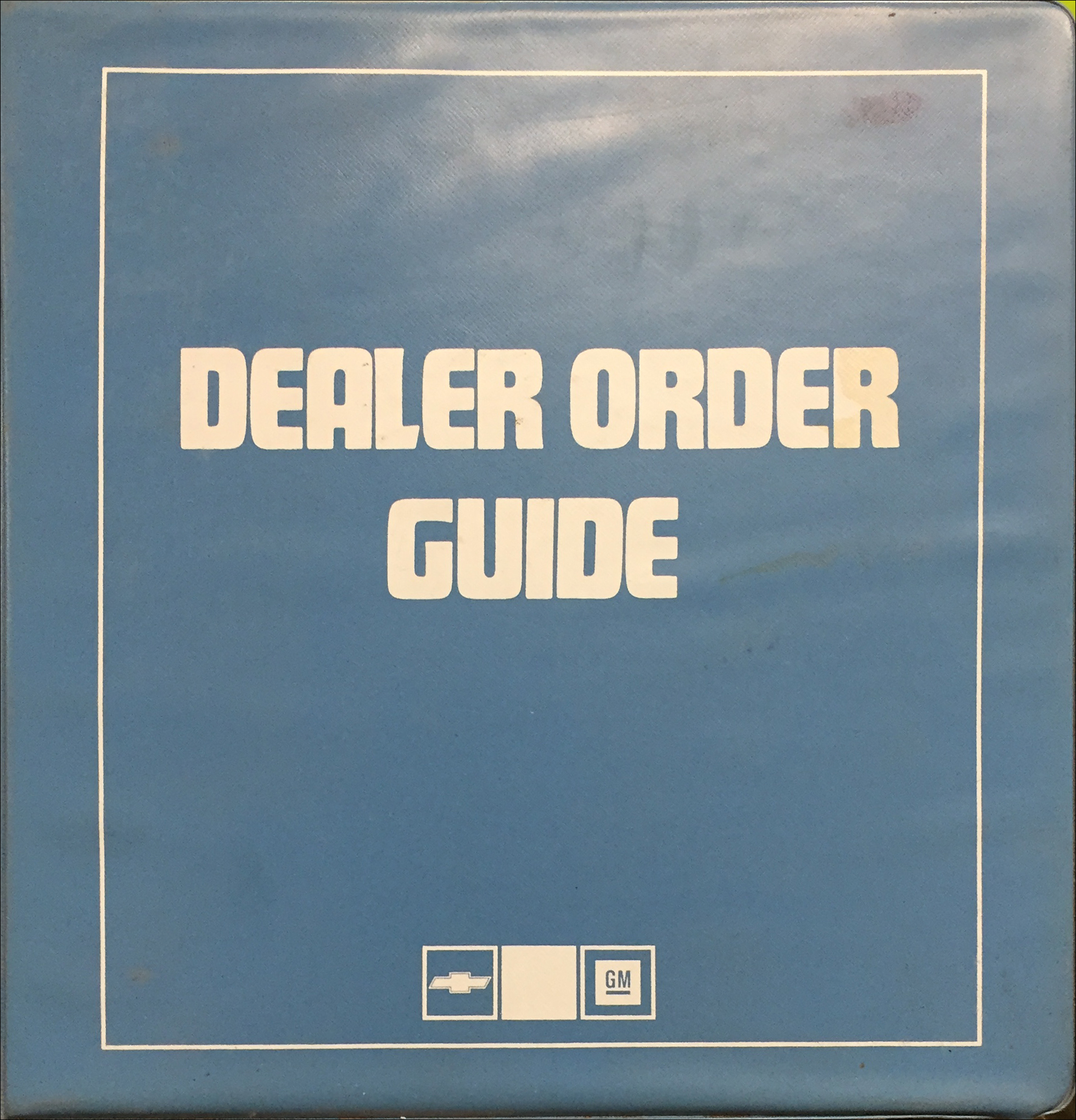 1987 Chevrolet Order Guide Dealer Album Original