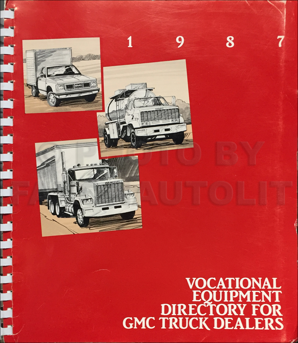 1987 GMC Truck Vocational Special Equipment Catalog