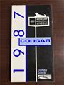 1987 Mercury Cougar Owner's Manual Original