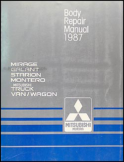 1987 Mitsubishi Body Manual Original