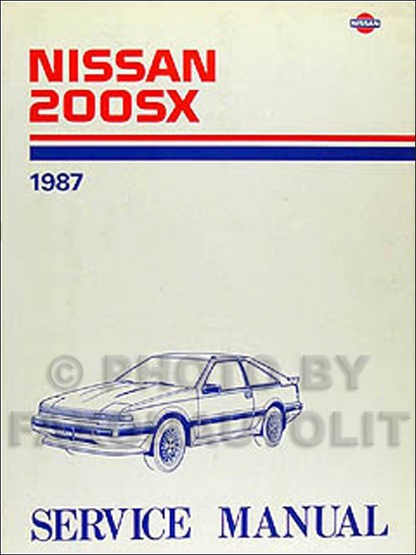 1987 Nissan 200SX Repair Manual Original
