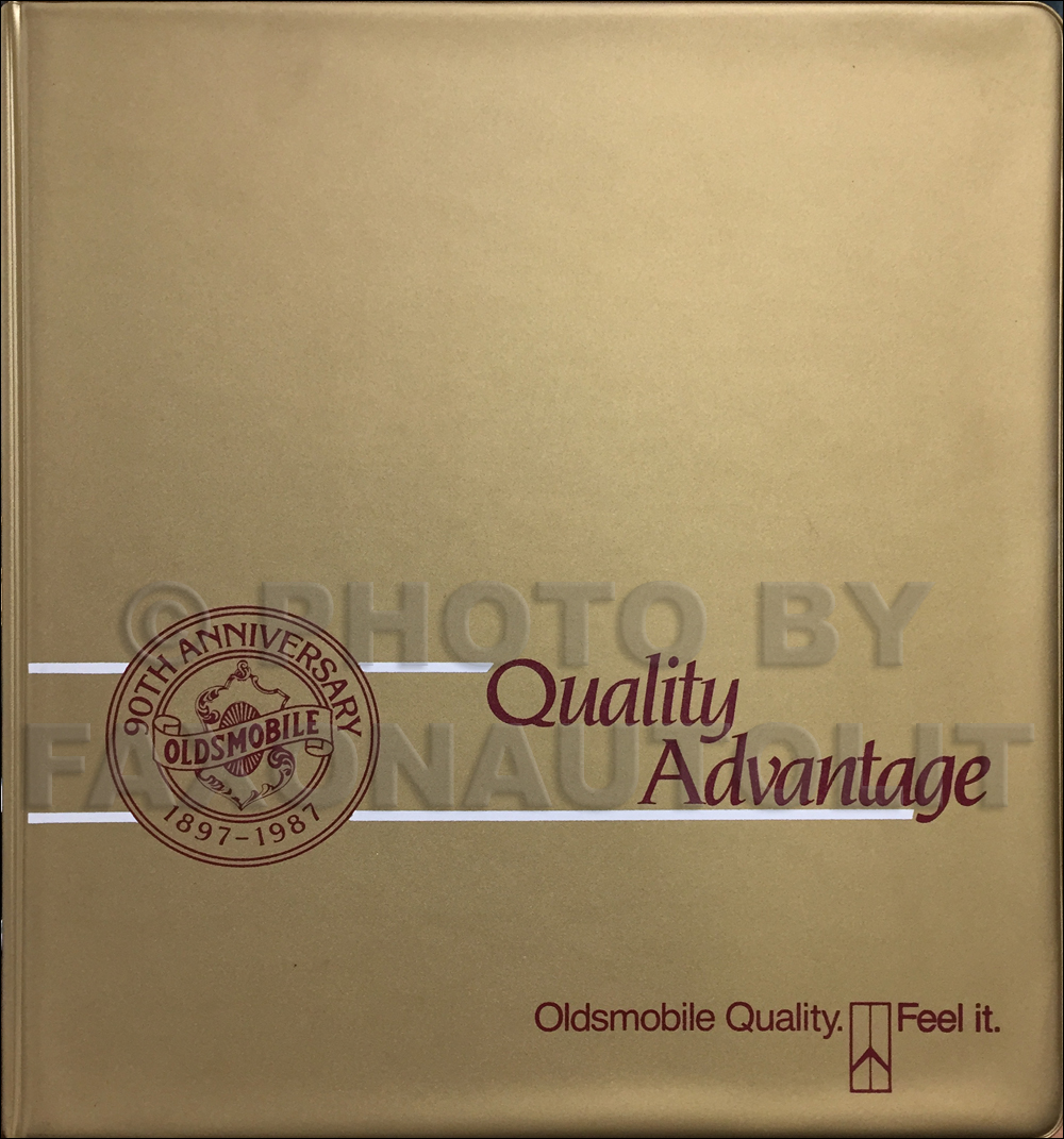 1987 Oldsmobile Competitive Comparison Dealer Album Original