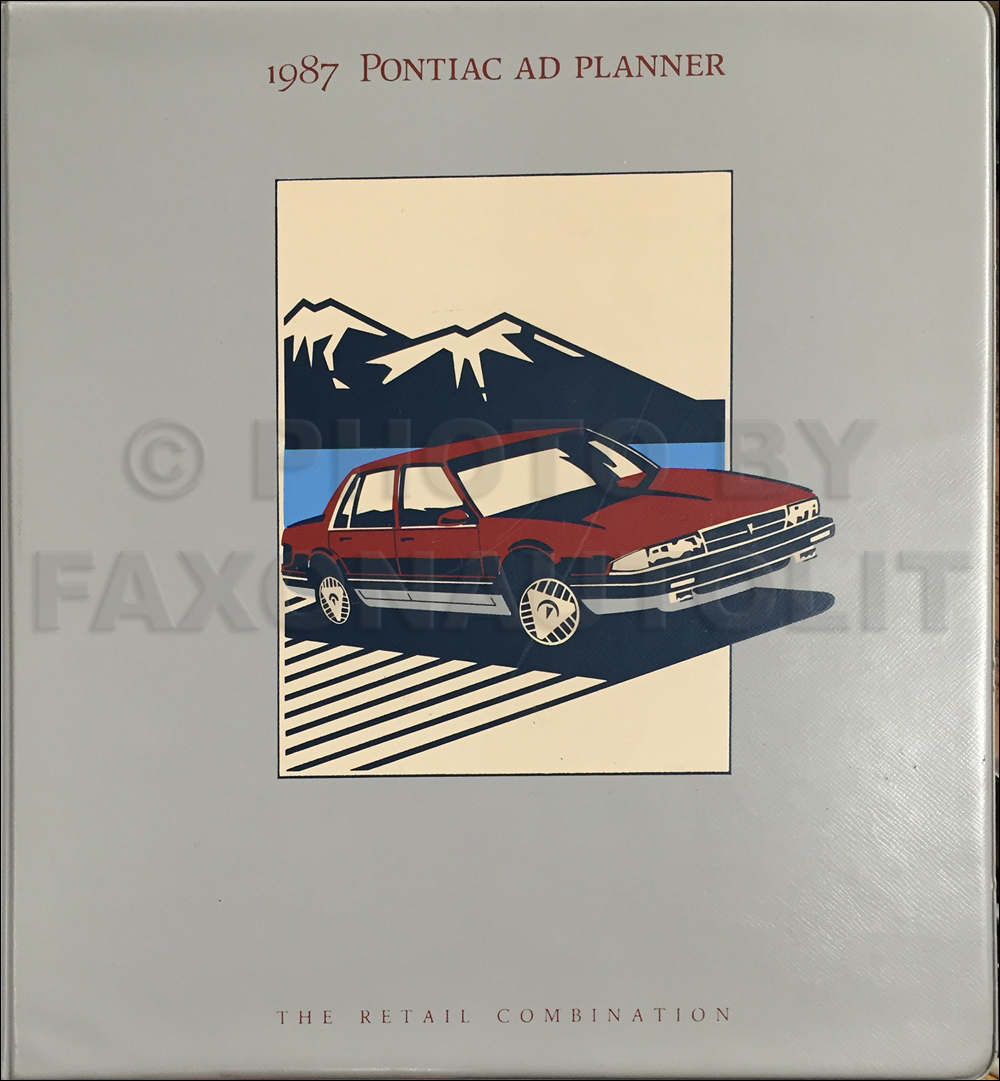 1987 Pontiac Dealer Advertising Planner Original