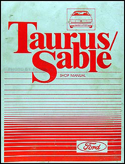 1987 Ford Taurus & Mercury Sable Repair Manual Original