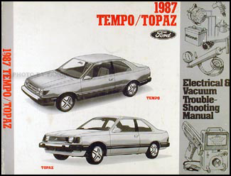 1987 Ford Tempo Mercury Topaz Electrical Vacuum Troubleshooting Manual