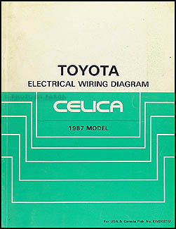 1987 Toyota Celica Wiring Diagram Manual