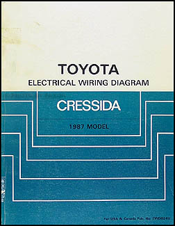 1987 Toyota Cressida Wiring Diagram Manual Original
