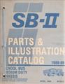 1988-1989 Chevrolet GMC School Bus Chassis Parts Book Original B6 S7
