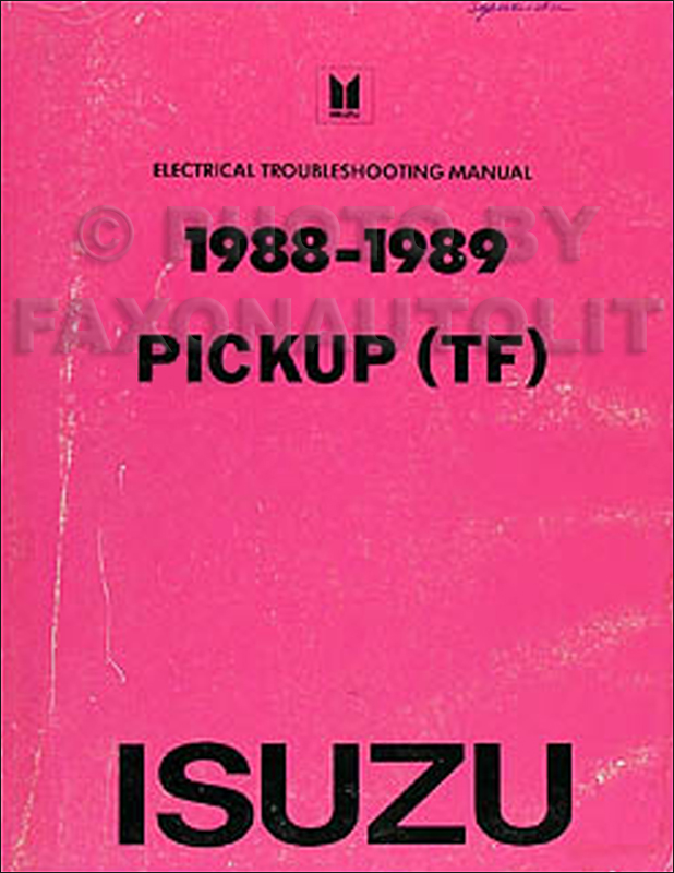 1988-1989 Isuzu Pickup Electrical Manual Original