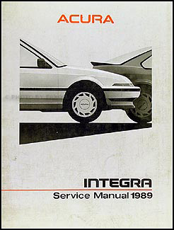 1988 Acura Integra Shop Manual Original 