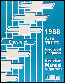 1988 Chevy S-10 Pickup & Blazer Electrical Diagnosis Manual Original