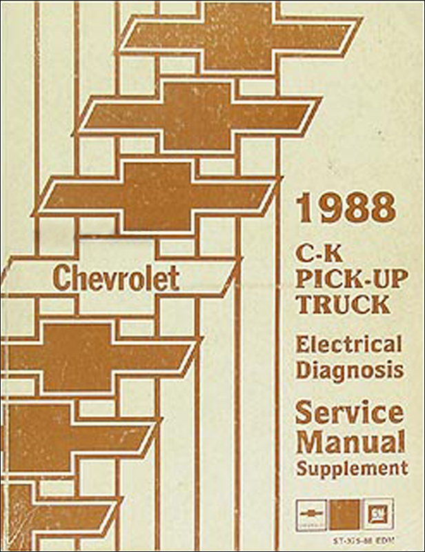 1988 Chevy CK 1/2, 3/4, 1-ton Truck Electrical Diagnosis Manual Original