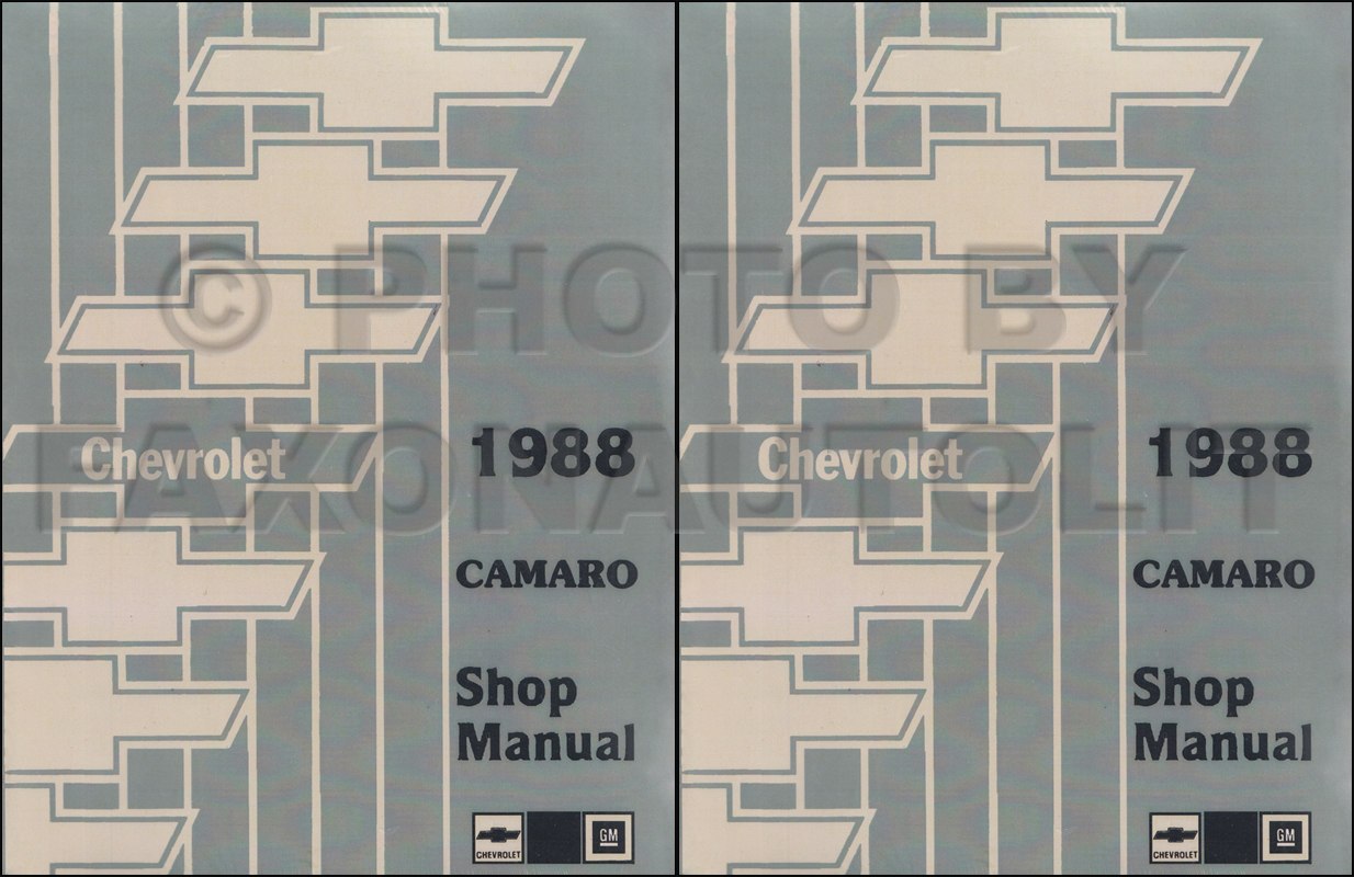 1988 Chevy Camaro Repair Manual Original