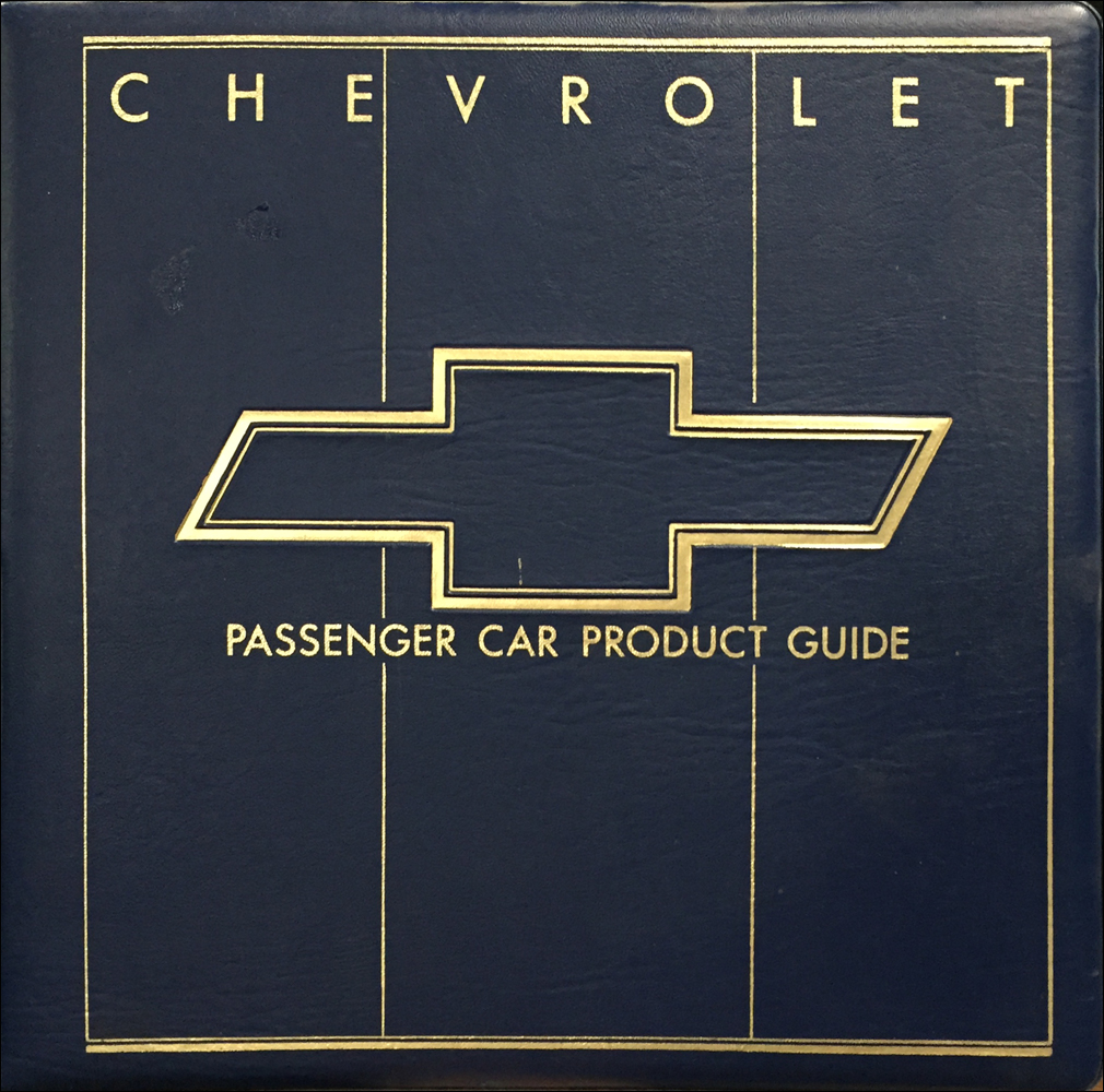 1988 Chevrolet Car Color & Upholstery Dealer Album/Data Book Original