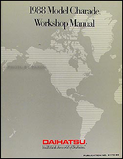 1988 Daihatsu Charade Original Repair Manual