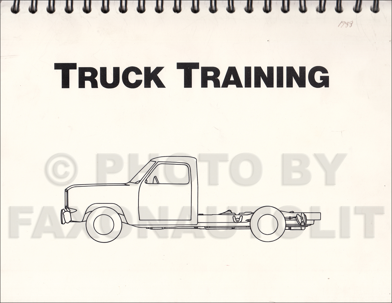 1988 Dodge D & W 250-350 Cab & Chassis Truck Sales Training Album Original