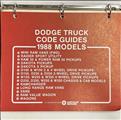 1988 Dodge Truck Ordering Code Guide Original