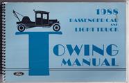 1988 Ford Towing Manual Original