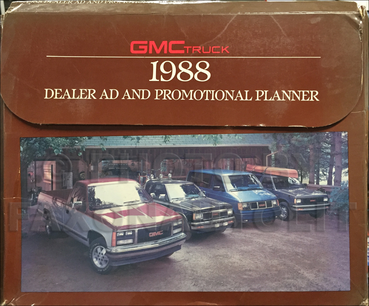 1988 GMC Dealer Advertising Planner Original