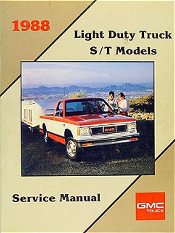1988 GMC S-15 Pickup & Jimmy Shop Manual Original 