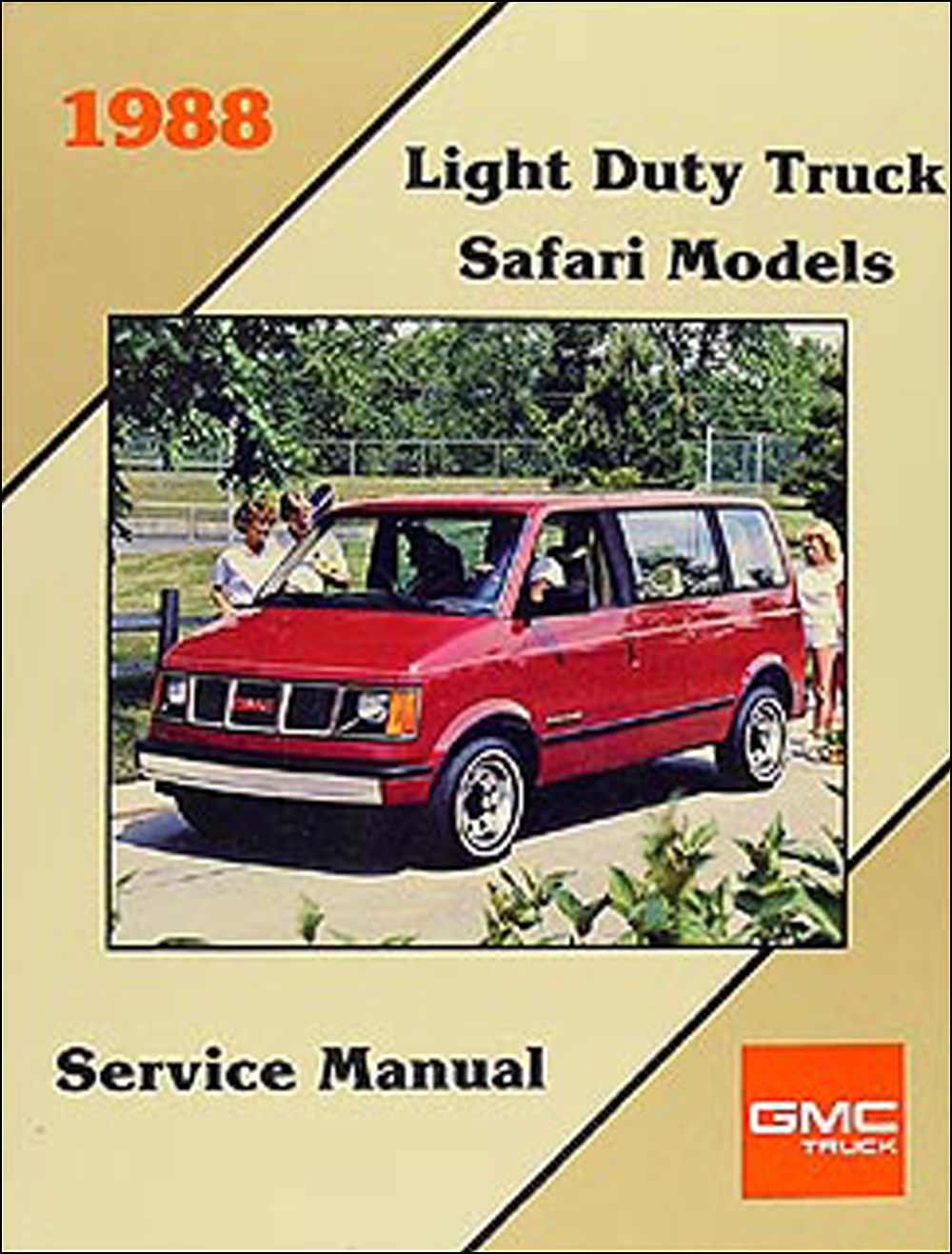 1988 GMC Safari Van Repair Shop Manual Original