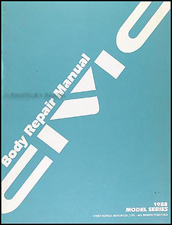 1988-1991 Honda Civic Body Repair Manual Original 