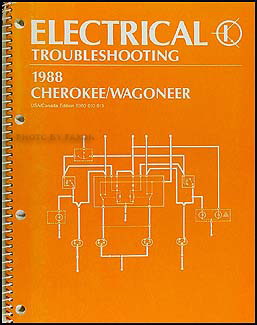 1988 Jeep Cherokee/Wagoneer Electrical Troubleshooting Manual Original 
