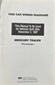 1988 Ford/Mercury Foldout Wiring Diagrams Original - Select your model from the list