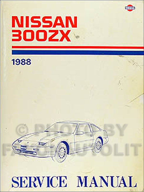 1988 Nissan 300ZX Repair Manual Original