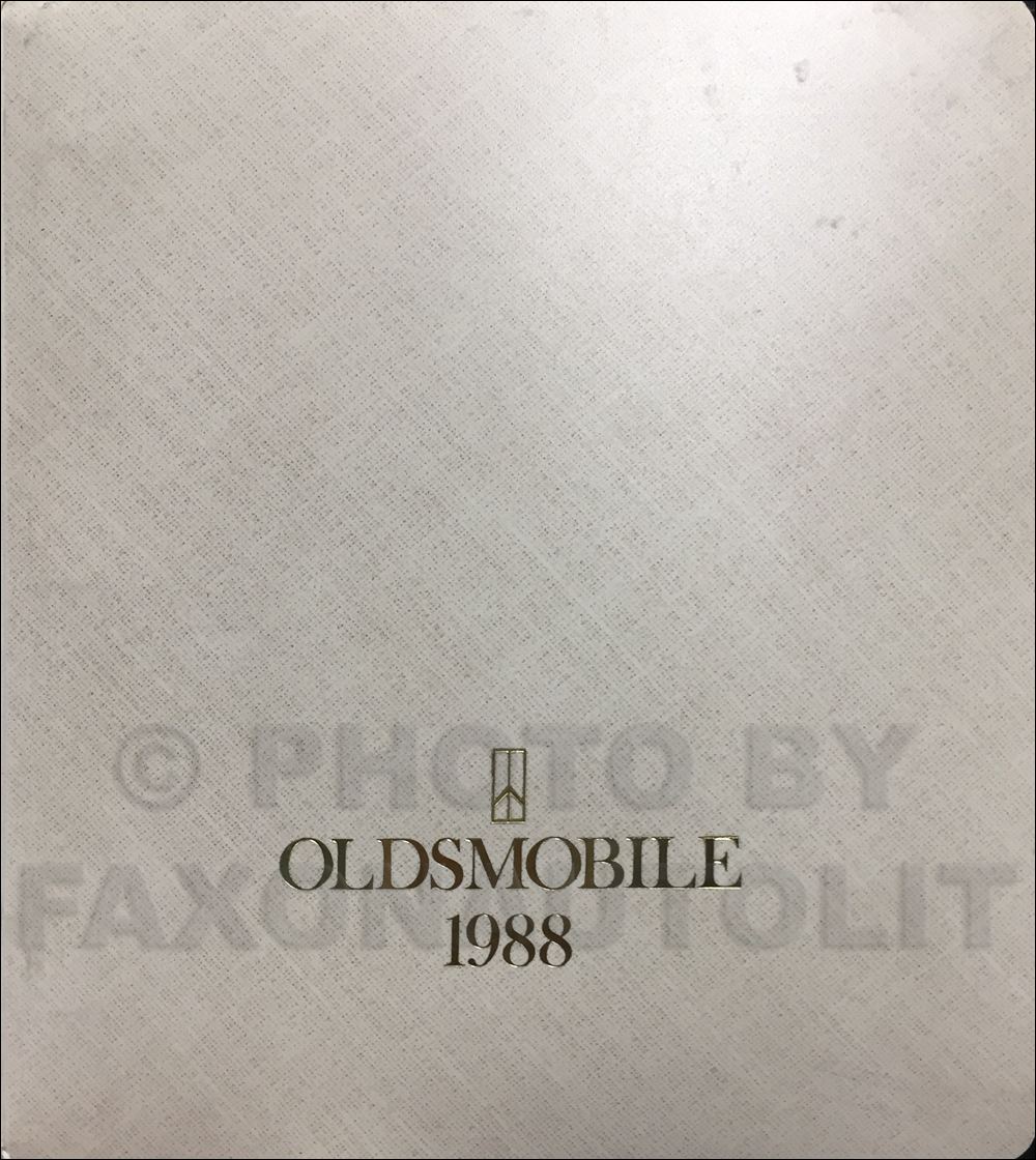 1988 Oldsmobile Advance Dealer Album Original